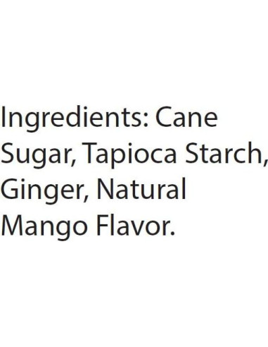 Caramelos de Jengibre Mango Tropical Mejores Jengibre 1 Kg