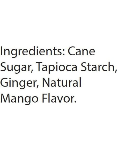 Caramelos de Jengibre Mango Tropical Mejores Jengibre 1 Kg