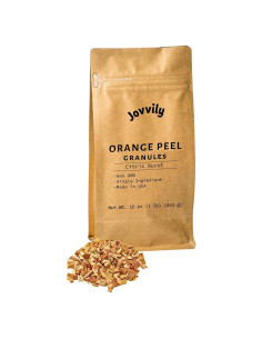 Gránulos de Cáscara de Naranja Jovvily 0.45kg - Sin Aditivos