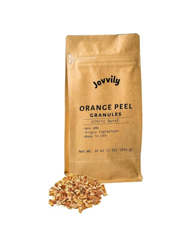Gránulos de Cáscara de Naranja Jovvily 0.45kg - Sin Aditivos