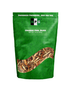 Corteza de Mandarina Seca NPG 453.6 g - Sabor Cítrico Auténtico
