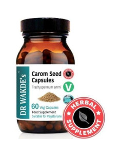 Cápsulas de Semilla de Carom DR WAKDE 60 Veganas 500mg 2