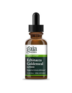 Echinacea Goldenseal Supreme Gaia Herbs 77g - Apoyo Inmunitario