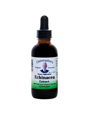 Extracto de Alcohol de Raíz de Echinacea Angustifolia Dr. Christopher 60 ml