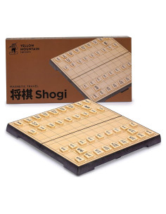 Juego de Ajedrez Japonés Shogi Magnético Yellow Mountain 24.4 cm