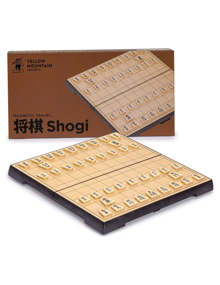Juego de Ajedrez Japonés Shogi Magnético Yellow Mountain 24.4 cm