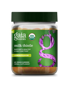 Gomas de Cardo Mariano Gaia Herbs - 60 Gomas Veganas - Antioxidantes