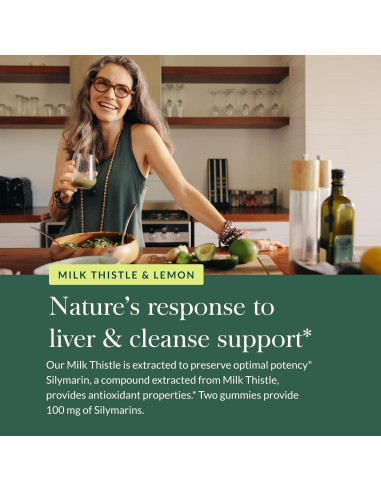 Gomas de Cardo Mariano Gaia Herbs - 60 Gomas Veganas - Antioxidantes