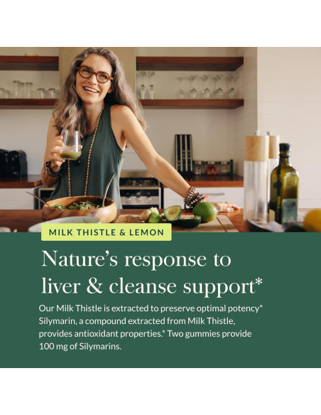 Gomas de Cardo Mariano Gaia Herbs - 60 Gomas Veganas - Antioxidantes