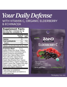 Caramelos de Vitamina C Zand Inmunidad 12 Bolsas 18 Caramelos 2