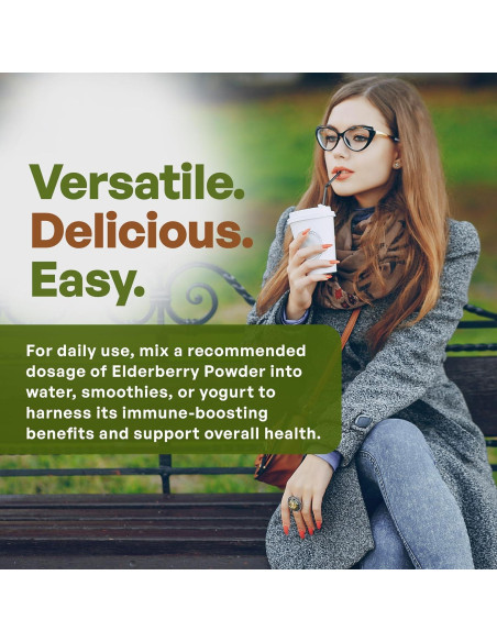 Polvo de Saúco Negro Go Nutra 0.45 kg 10:1 Extracto Inmunológico