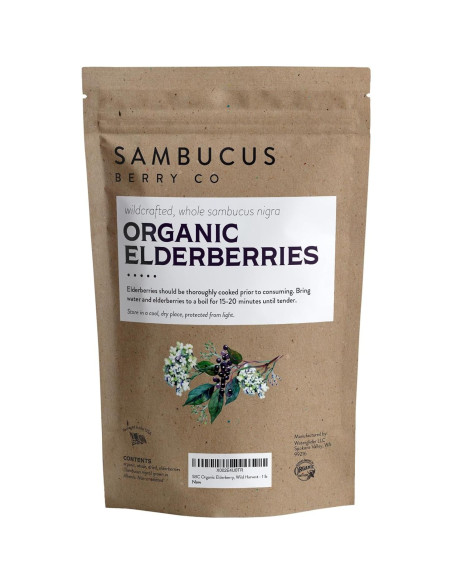 Elderberries Orgánicos 0.45 kg - Sambucus Berry Co.