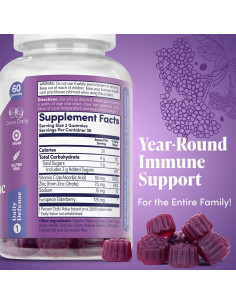 Gomitas de Inmunidad ZAND con Zinc y Vitamina C - 60 Unidades 2