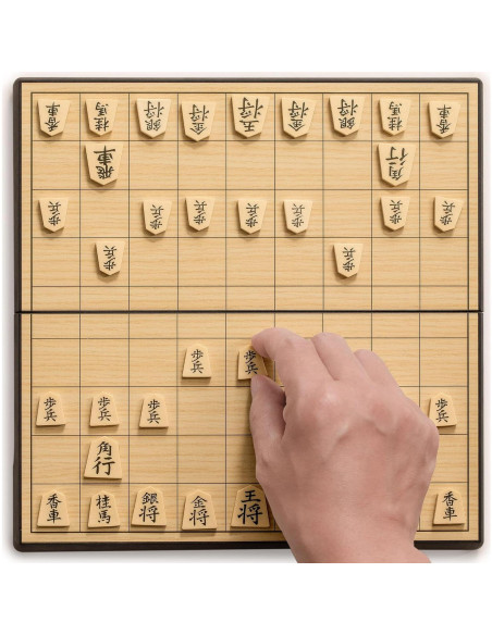 Juego de Ajedrez Japonés Shogi Magnético Yellow Mountain 24.4 cm