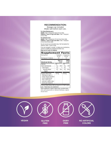 Jarabe de Saúco Orgánico Nature's Way 118 ml - Soporte Inmunológico