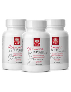 Suplemento Herbal para Mujeres - Cápsulas de Cohosh y Trébol Rojo