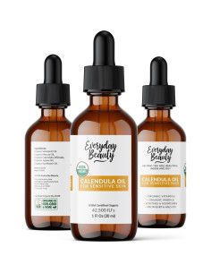 Aceite de Caléndula Orgánico 29.57 ml Belleza Cotidiana Piel Sensible 2