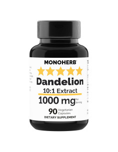 Extracto de Diente de León 1000 mg - 90 Cápsulas Vegetarianas