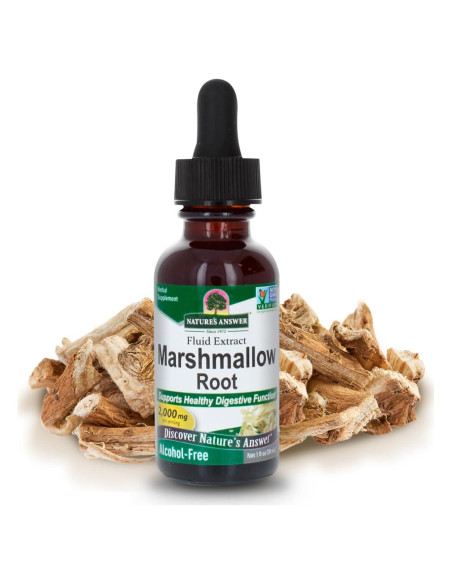 Extracto de raíz de malvavisco Nature's Answer 30 ml sin alcohol
