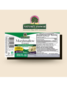 Extracto de raíz de malvavisco Nature's Answer 30 ml sin alcohol 2