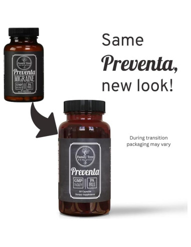 Suplemento Preventivo de Migraña Family Tree - 60 Cápsulas