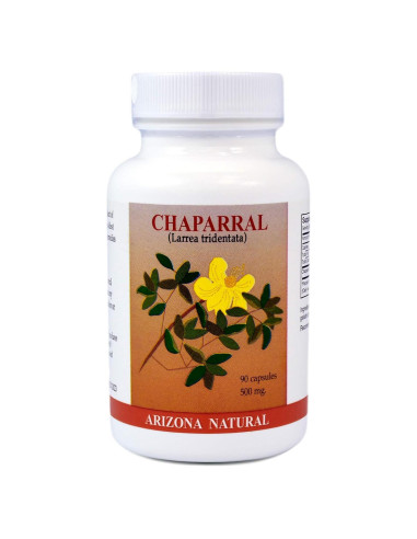 Cápsulas de Chaparral 500 mg - Recursos Naturales de Arizona - 90 Unidades