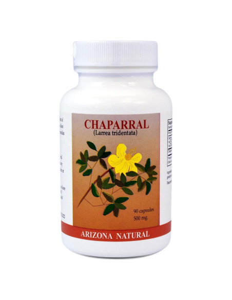 Cápsulas de Chaparral 500 mg - Recursos Naturales de Arizona - 90 Unidades Cápsulas de Chaparral 500 mg - Recursos Naturales de Arizona - 90 Unidades