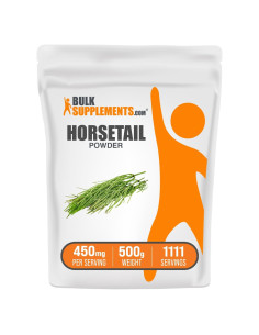 Polvo de Cola de Caballo BulkSupplements 500g - Suplemento Herbal