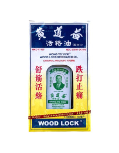 Bálsamo Medicado Wood Lock Wong To Yick 50ml Alivio Dolor