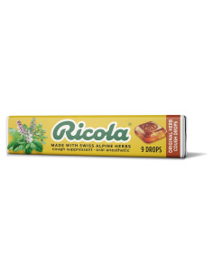 Gotas para la Garganta Ricola Original - 9 Pastillas - Alivio Natural