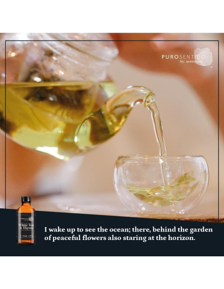 Aceite Aromático Puro Sentido Scentrade 120ml Té Blanco y Tomillo