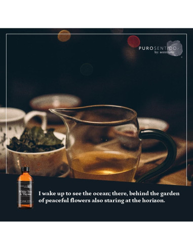 Aceite Aromático Puro Sentido Scentrade 120ml Té Blanco y Tomillo