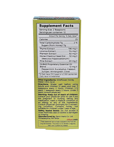 Jarabe Olbas 2 unidades 118 ml cada uno