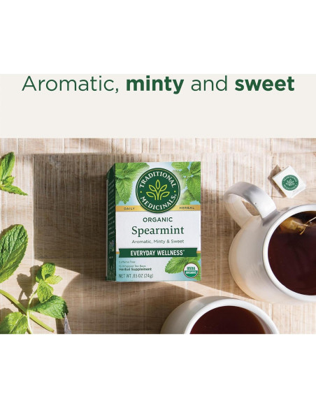 Té Medicinal Tradicional Menta Verde Orgánica 96 Bolsitas