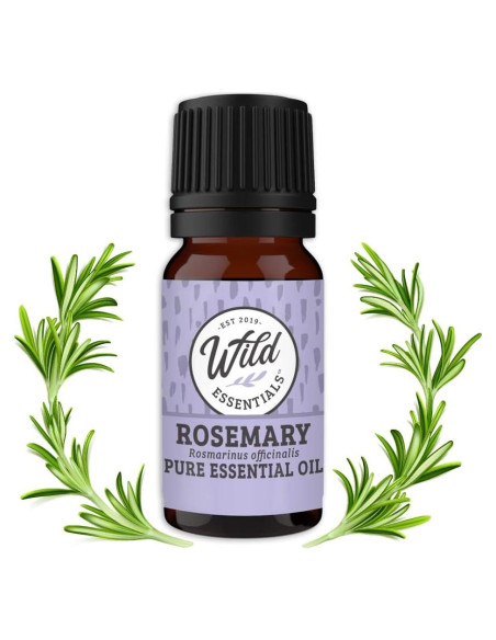 Aceite Esencial de Romero 100% Puro Wild Essentials 10ml Aceite Esencial de Romero 100% Puro Wild Essentials 10ml