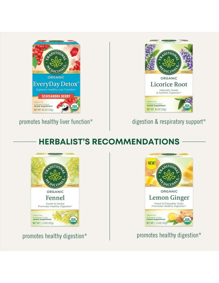 Té Medicinal Tradicional Menta Verde Orgánica 96 Bolsitas