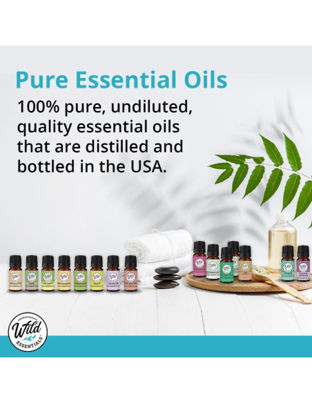 Aceite Esencial de Romero 100% Puro Wild Essentials 10ml Aceite Esencial de Romero 100% Puro Wild Essentials 10ml