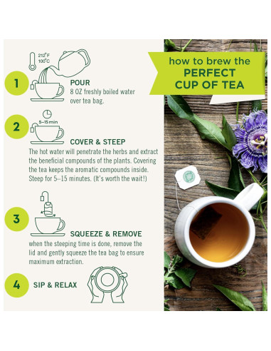 Té Medicinal Tradicional Menta Verde Orgánica 96 Bolsitas