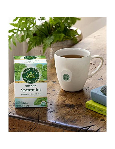 Té Medicinal Tradicional Menta Verde Orgánica 96 Bolsitas