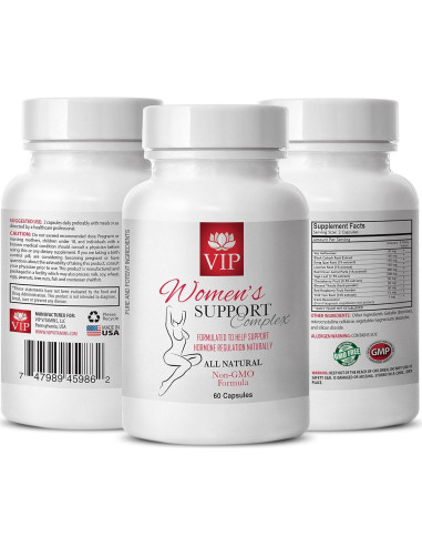 Suplemento Herbal para Mujeres - Frambuesa Roja y Trébol Rojo