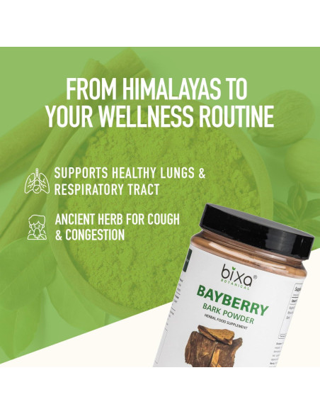 Polvo de Bayberry Bixa Botanical 200g | Suplemento Herbal Vegano