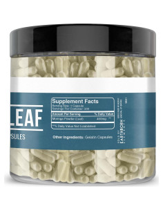 Cápsulas de Moringa Elementos de la Tierra 200 Unidades Puras 2