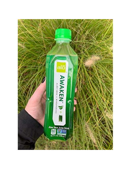 ALO Jugo de Aloe Vera Despertar 500 ml con Pasto de Trigo ALO Jugo de Aloe Vera Despertar 500 ml con Pasto de Trigo