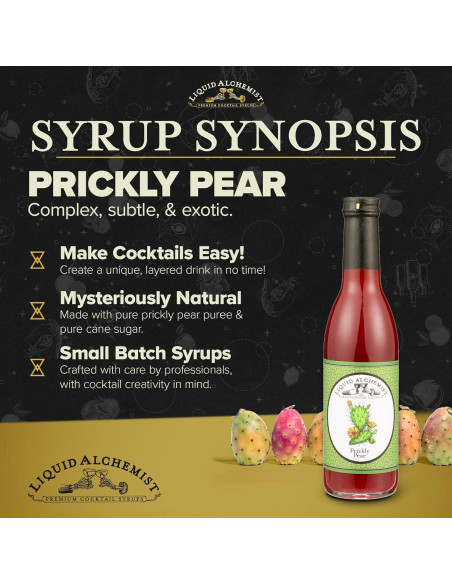 Jarabe de Pera Espinosa Liquid Alchemist 354 ml - Vegano y No-OGM