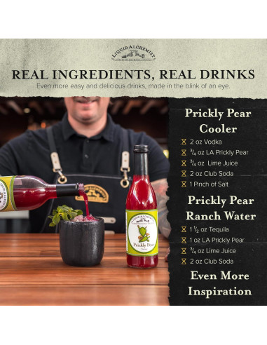 Jarabe de Pera Espinosa Liquid Alchemist 354 ml - Vegano y No-OGM