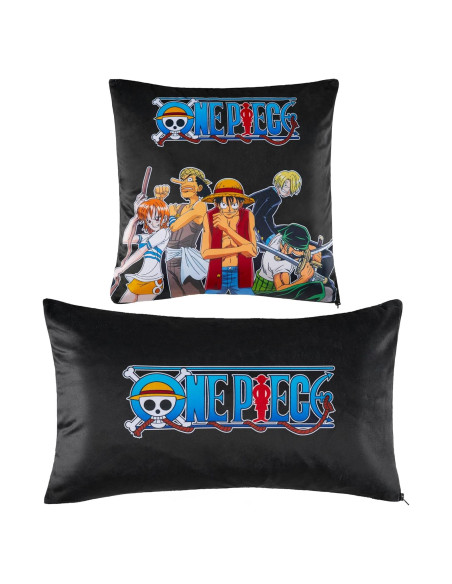 Set de 2 Fundas de Cojín One Piece 50x30cm y 35x35cm
