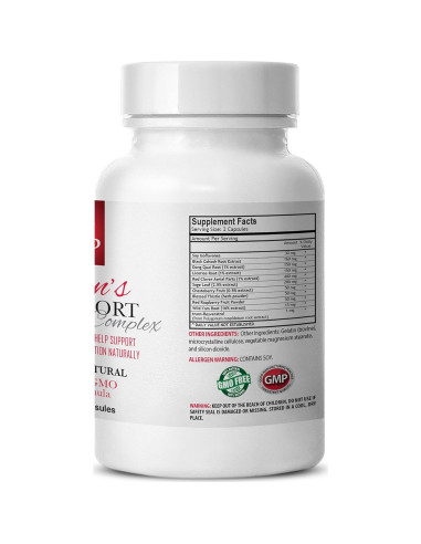 Suplemento Herbal para Mujeres - Frambuesa Roja y Trébol Rojo