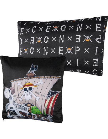 Set de 2 Fundas de Cojín One Piece 50x30cm y 35x35cm