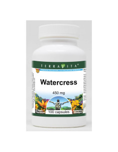 Berro 450 mg TerraVita 100 Cápsulas Sin Rellenos