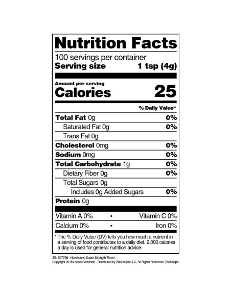 Sabor Super Fuerte de Horehound Larissa Veronica 28.35 g